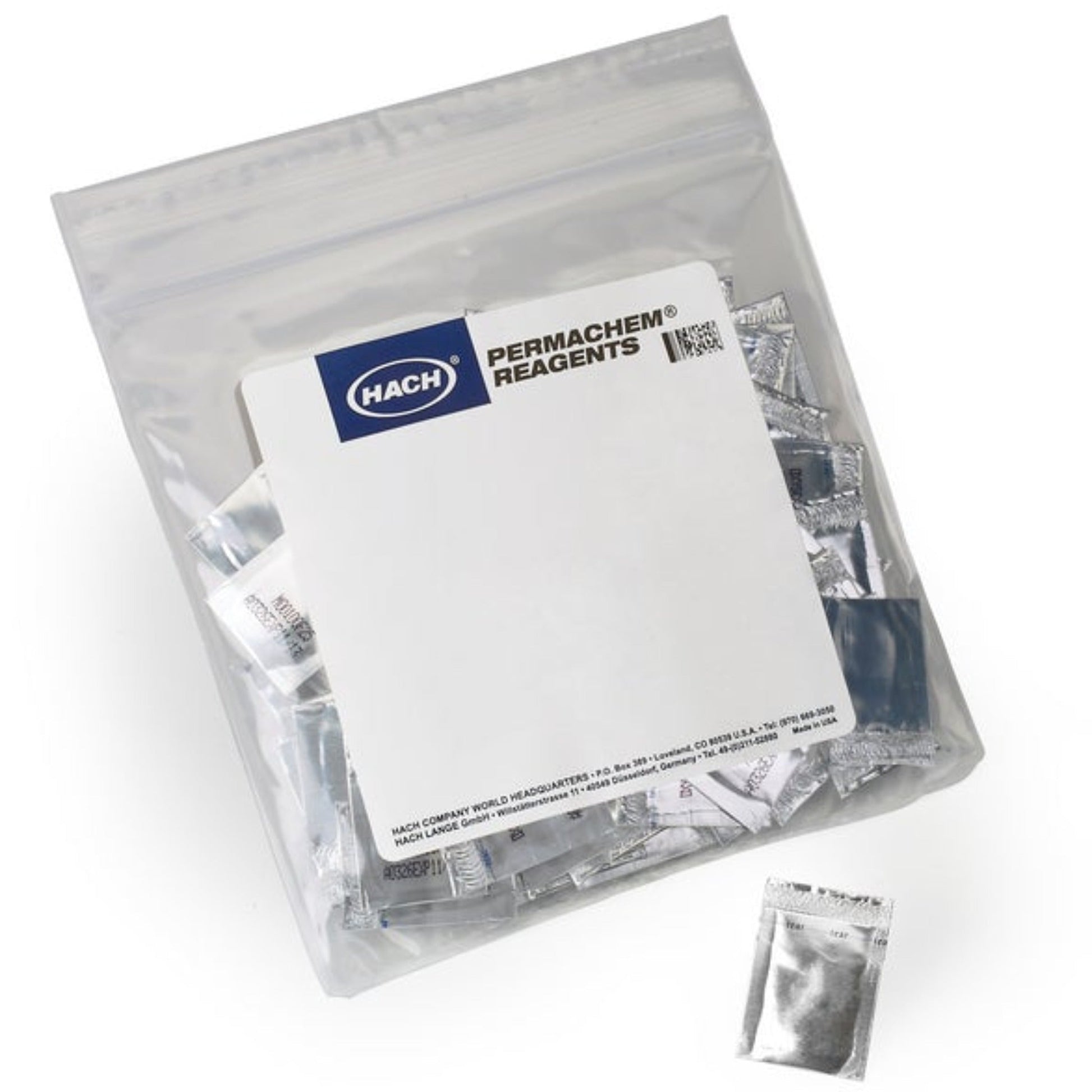 Hach Acid Reagent Powder Pillows for HR Silica, 10-mL, pk/100 SKU: 2107469 Hach