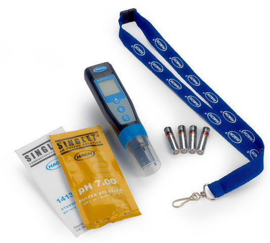 Hach Pocket Pro+ Multi 2 Tester for pH/Cond/TDS/Salinity with Replaceable Sensor SKU: 9532800 Hach